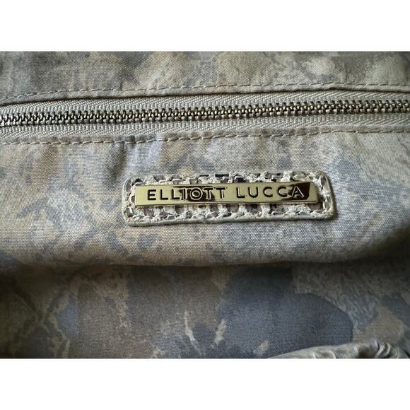 Elliot Lucca Leather embossed snake skin shoulder crossbody GypsyGoth Y2K - Picture 5 of 16